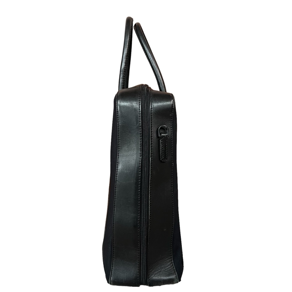 Tumi Executive Laptop Bag, Black Leather and Fabric Mix - Picture 3 of 11